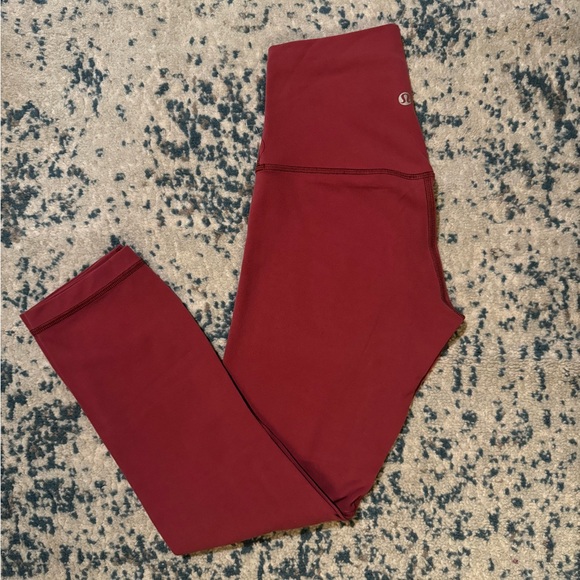 Lululemon High-Rise Wunder Under Full On Luxtreme in Chianti - Size 2 - Picture 3 of 16